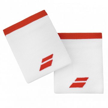 Babolat Jumbo Wristband 2x White / Red